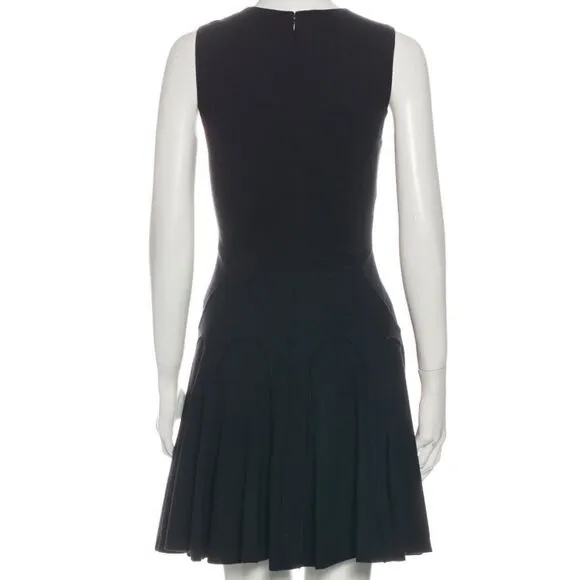 Derek Lam Sleeveless Exposed Seam Black Dress LBD