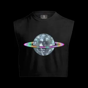 ‘Disco Planet’ Lenticular Crop