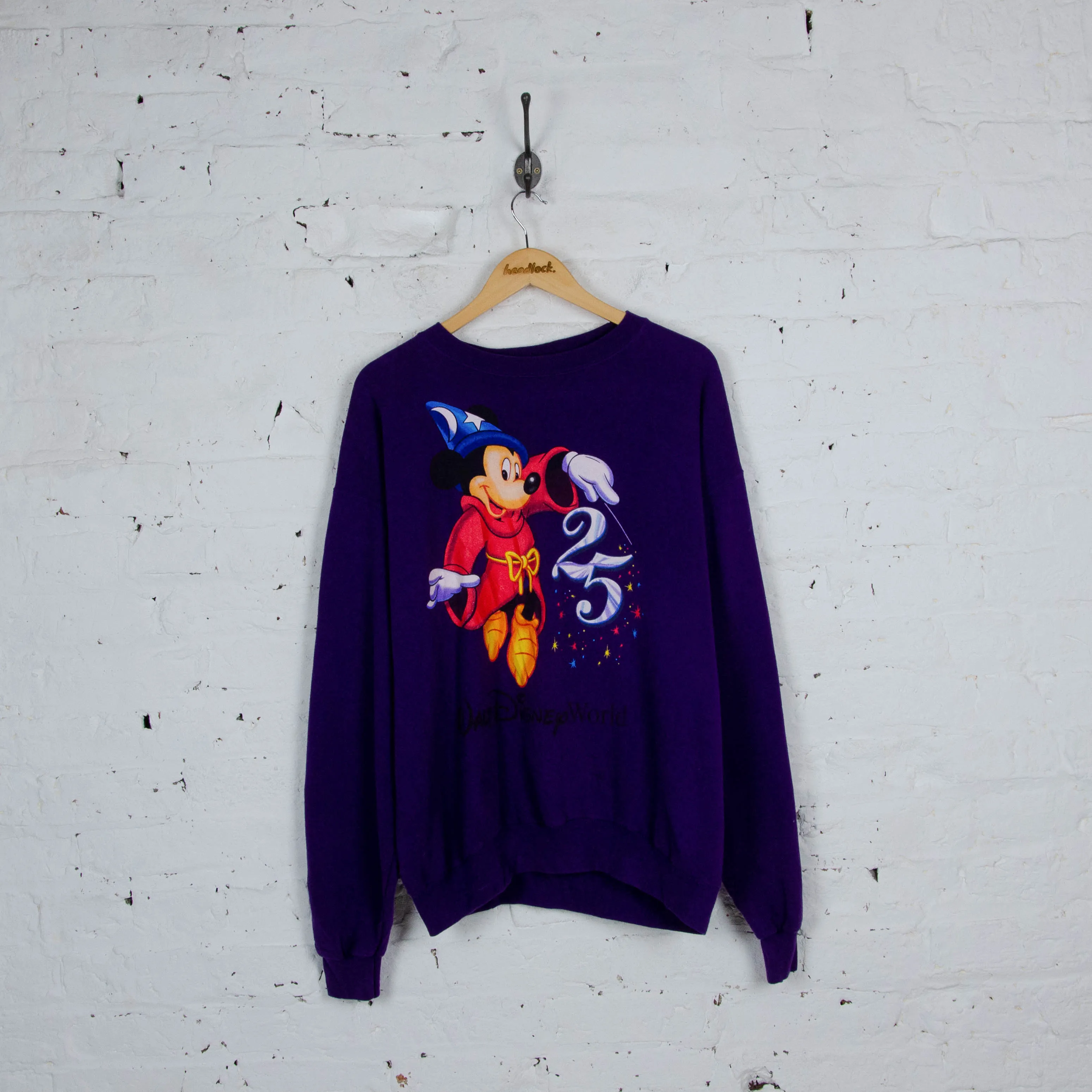 Disney Mickey Mouse Sweatshirt - Purple - L