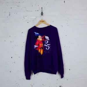 Disney Mickey Mouse Sweatshirt - Purple - L