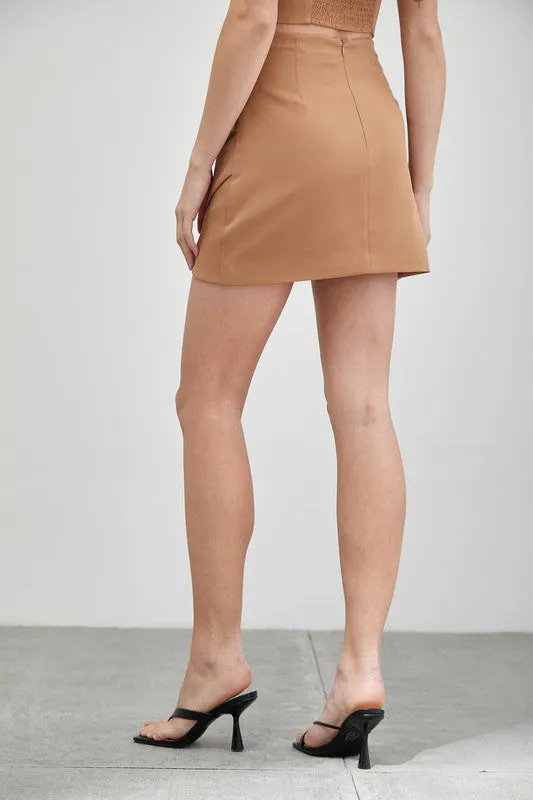 Do   Be Collection Junior Wrap Pleated Skirt
