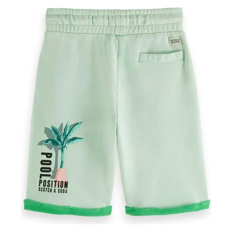 Double-Faced Sweathorts - Mint