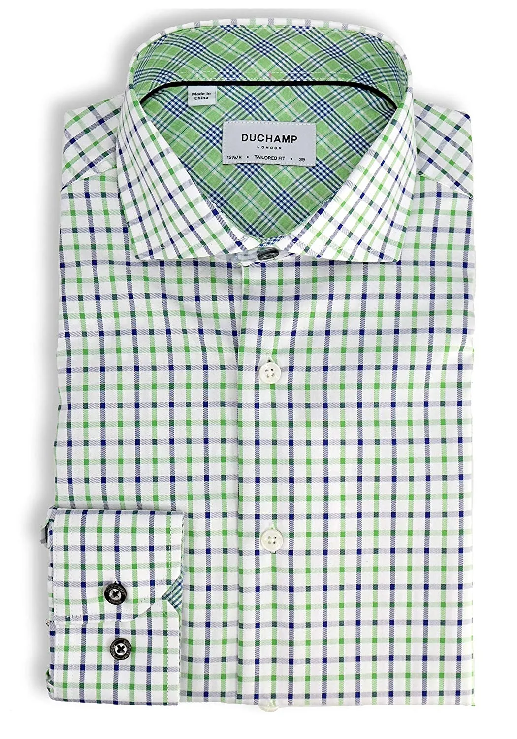 Duchamp London Check Dress Shirt