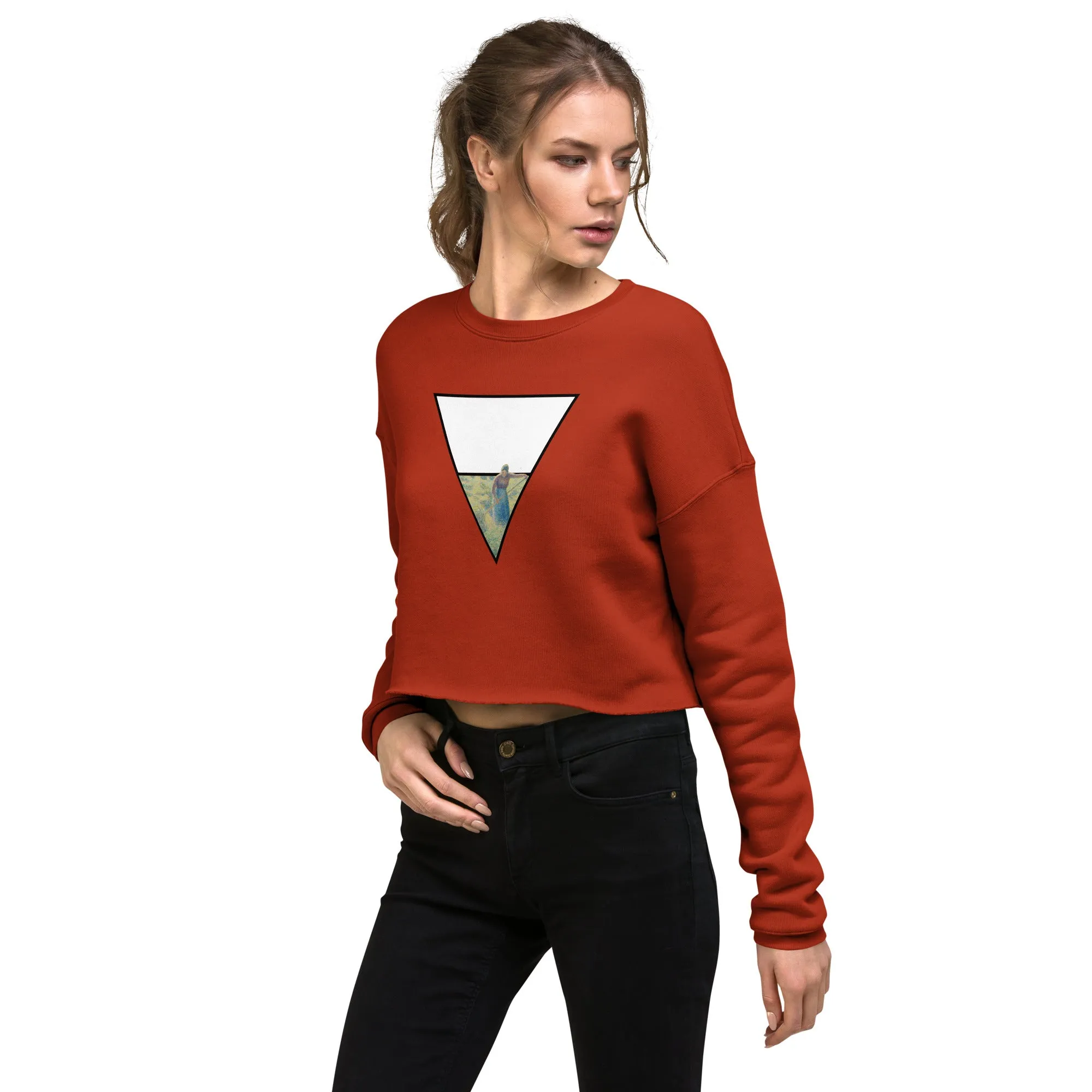 EARTH Women's Crop Sweatshirt