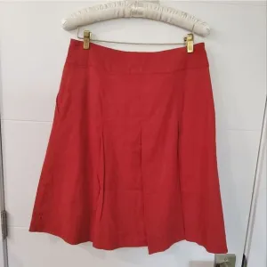 Eileen Fisher Linen Blend Midi Skirt Size XS