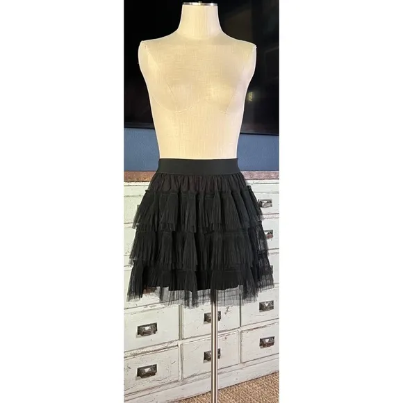 Elan Tulle Mini Skirt M