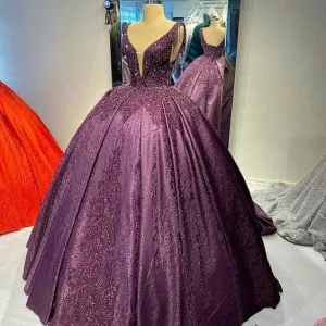 Elegant Ball Gown Quinceanera Prom dresses Applique Lace Sweet 16 Formal Dress      fg4070