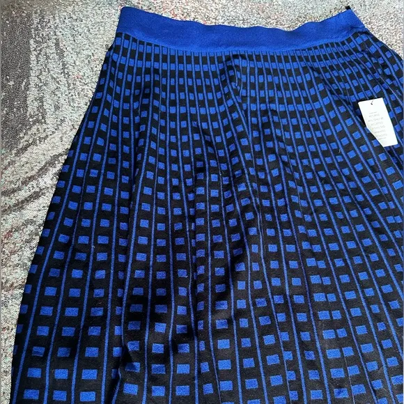 Eloquii Pleated Midi Sweater Skirt Size 18/20