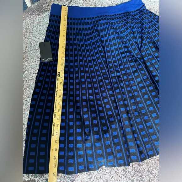 Eloquii Pleated Midi Sweater Skirt Size 18/20