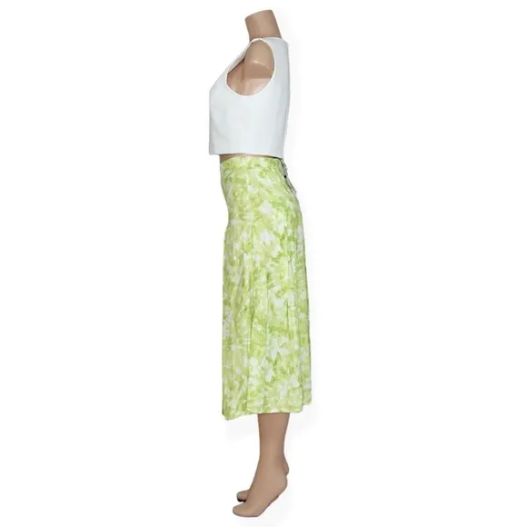 FAITHFULL THE BRAND Cuesta Midi Skirt, Roos Tie Dye, S/US4