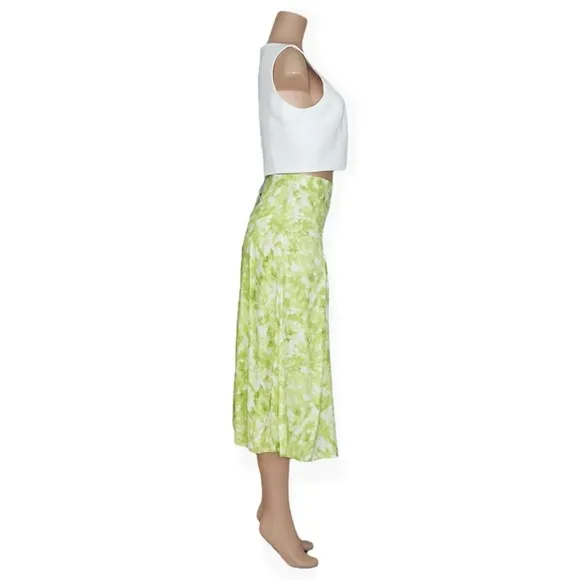 FAITHFULL THE BRAND Cuesta Midi Skirt, Roos Tie Dye, S/US4