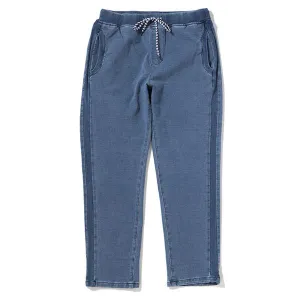 feel so easy good things for relaxing | フィールソーイージーグッドシングスフォーリラクシング　Indigo Stretch Sweat Side Rib Pants