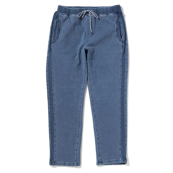feel so easy good things for relaxing | フィールソーイージーグッドシングスフォーリラクシング　Indigo Stretch Sweat Side Rib Pants