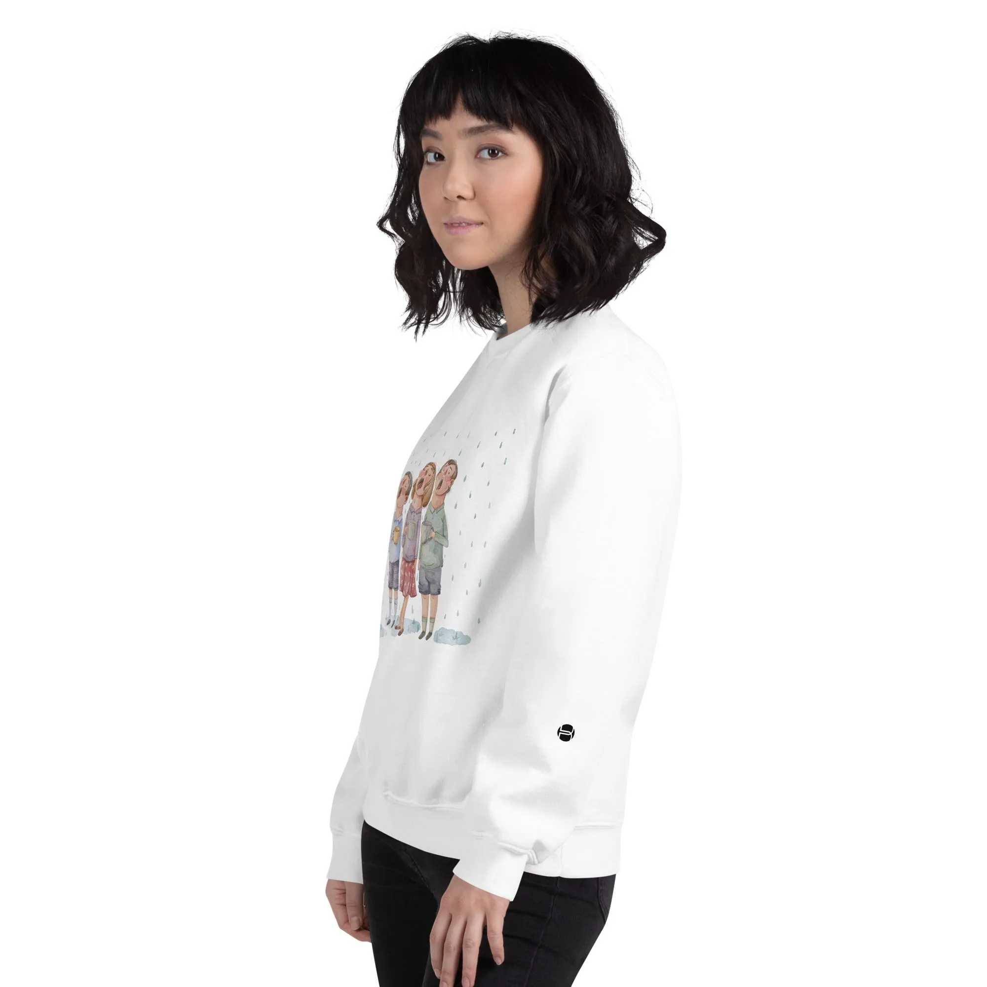 FILLING WET Women's Fleece Sweatshirt