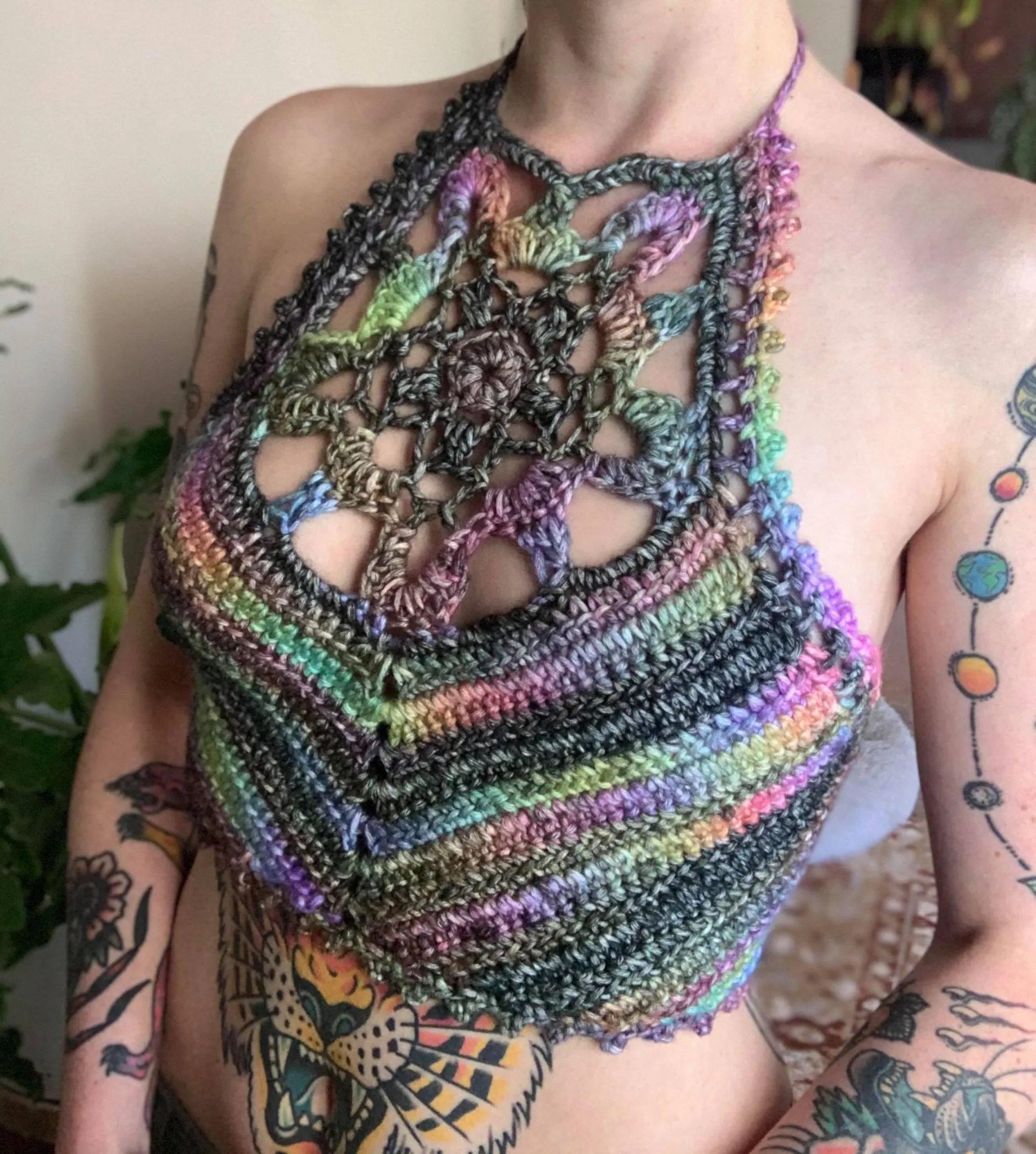 Flora Crop Top Crochet Pattern