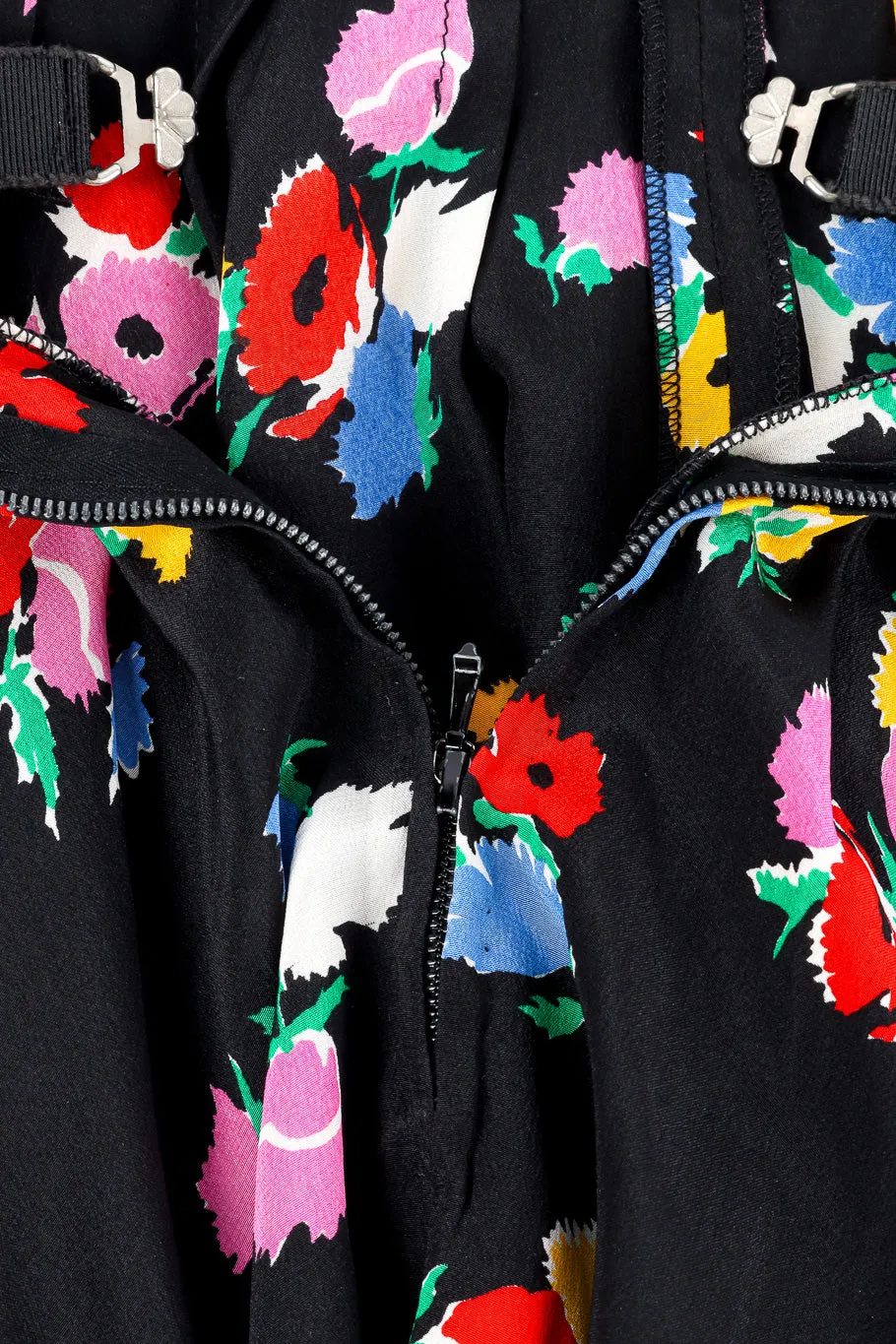 Floral Print Silk Dress