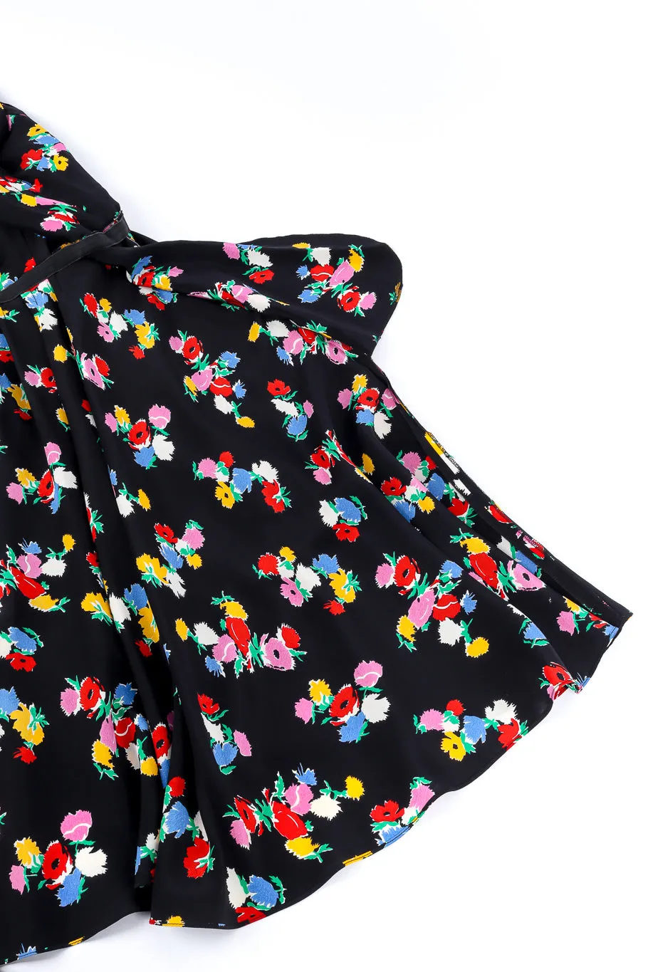 Floral Print Silk Dress
