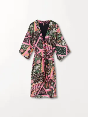 Flowerwhirl Kimono Dress