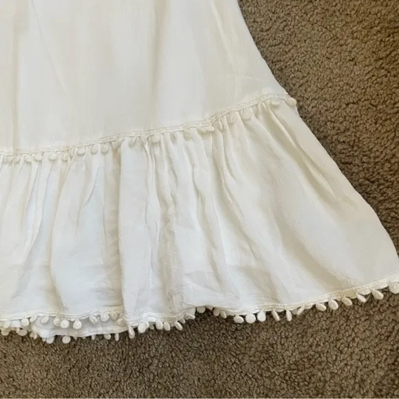 For Love &amp; Lemons Chica Mini Skirt Ivory Medium