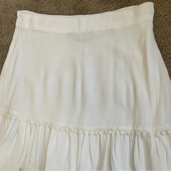 For Love &amp; Lemons Chica Mini Skirt Ivory Medium