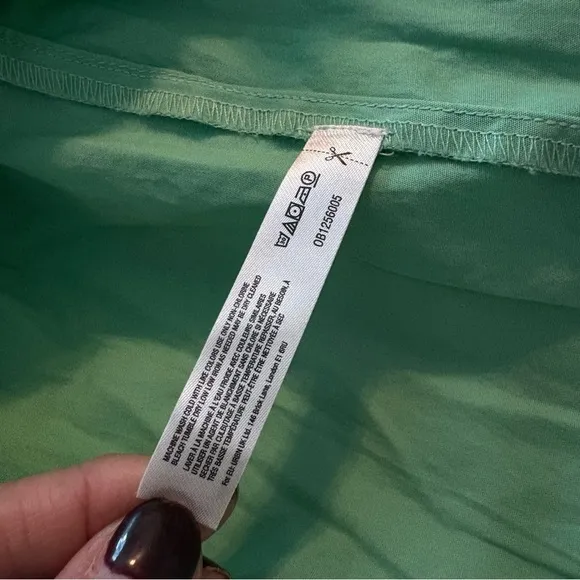 Free People Dakota Drop Waist MIDI Dress Green Size Small NWT