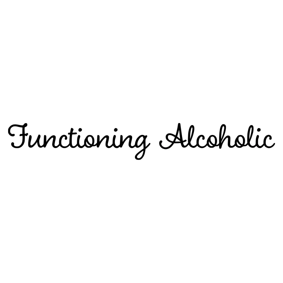 Functioning Alcoholic Crop Top