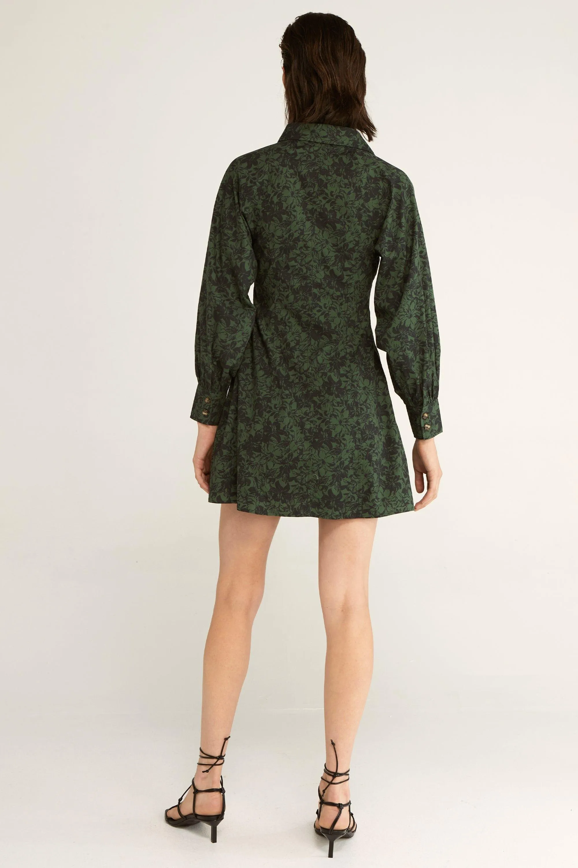 GARDEN PARTY SHIRT DRESS | FLORAL