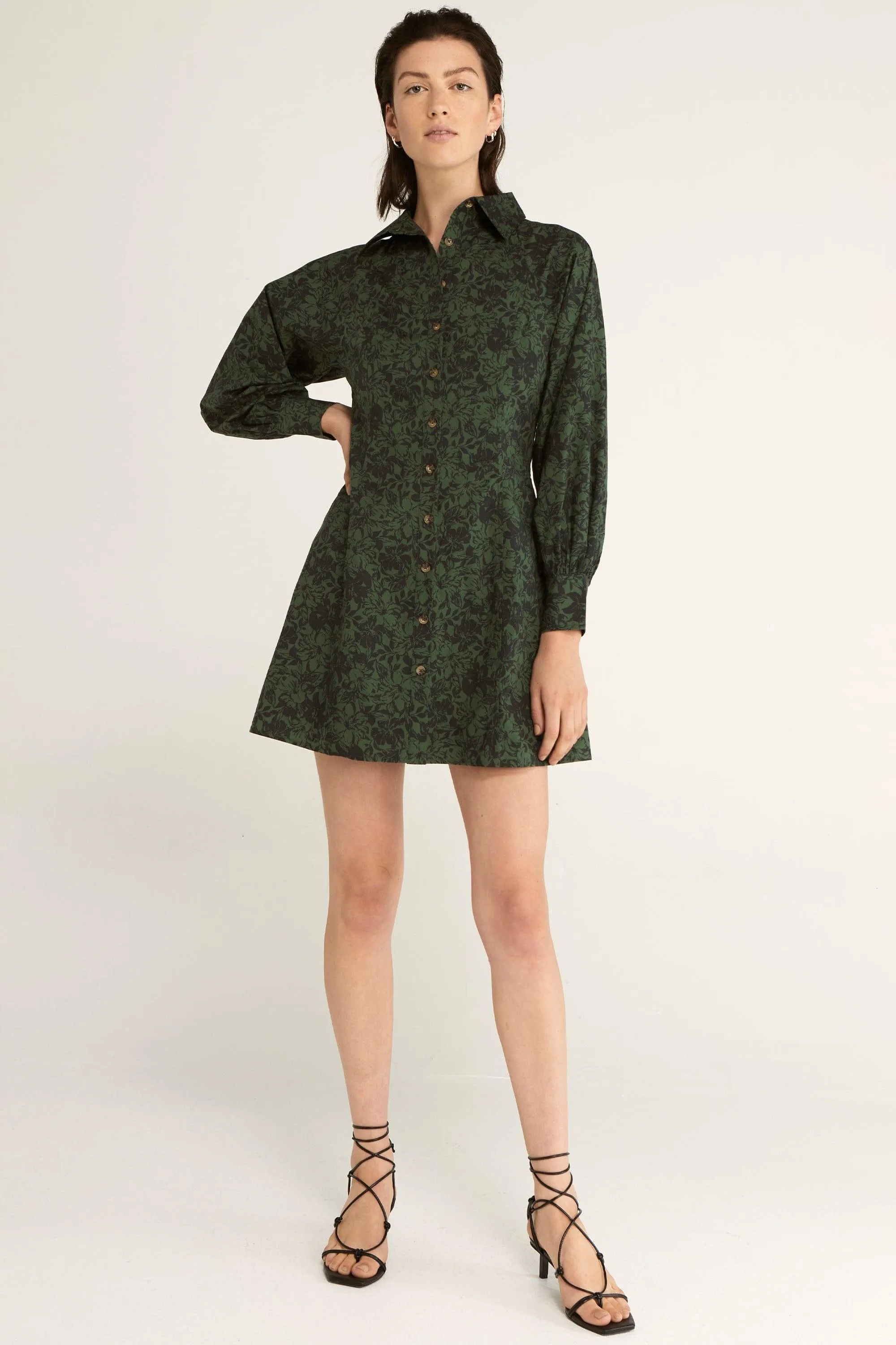 GARDEN PARTY SHIRT DRESS | FLORAL