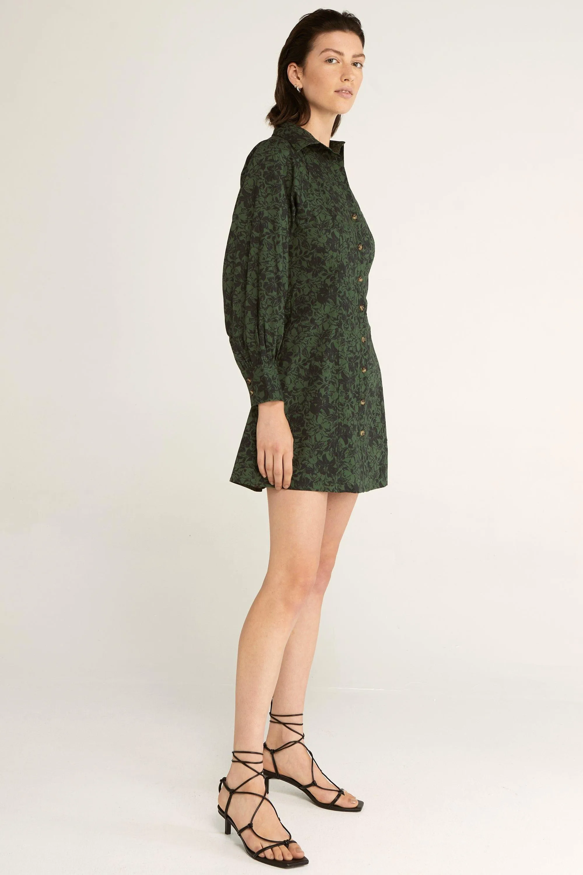 GARDEN PARTY SHIRT DRESS | FLORAL
