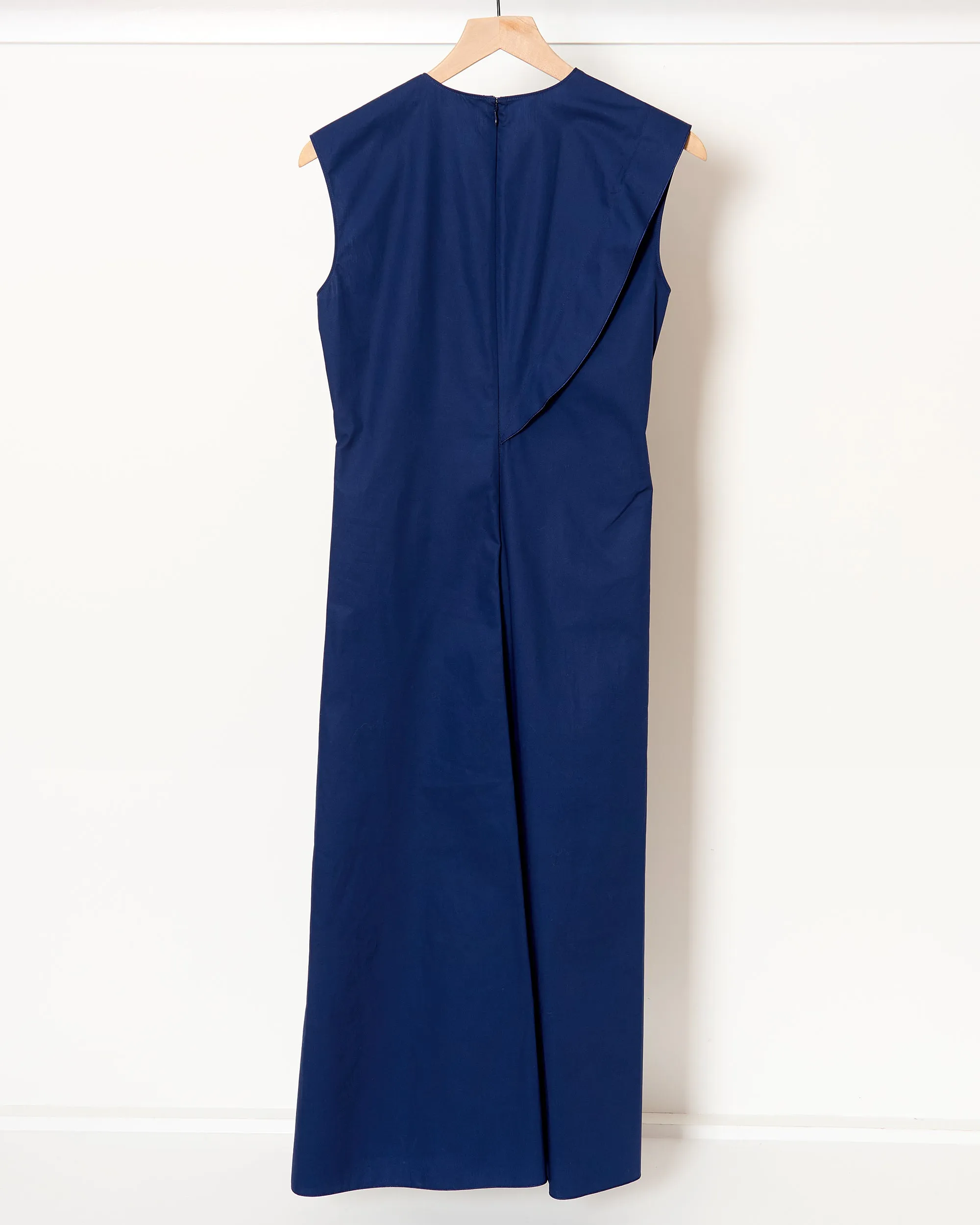Gathered Dress Navy
