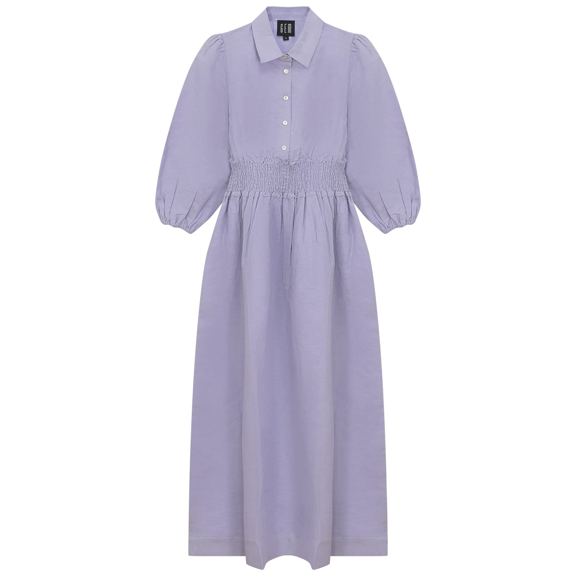 Gem Shirt Dress in Lilac