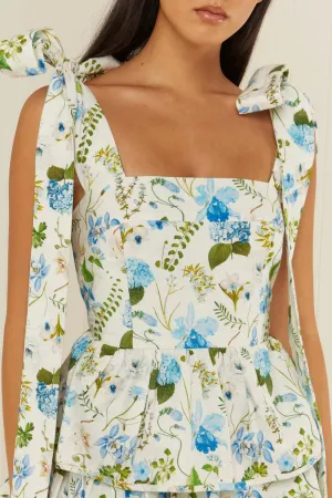 Geo Mini Dress - Blue Orchid