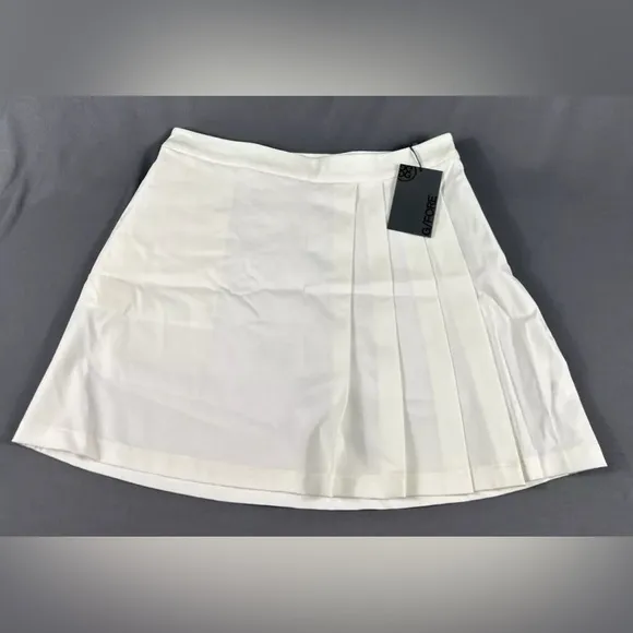 G/Fore G4 Womens Golf Skort 10 White Nylon Spandex