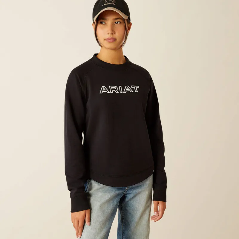 Girl's Ariat Benicia Sweatshirt - Black