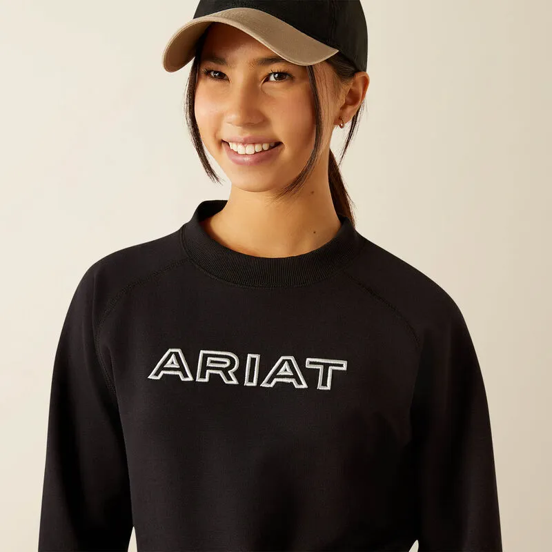Girl's Ariat Benicia Sweatshirt - Black