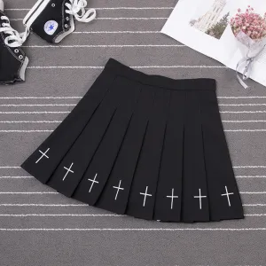 “GOTH EMBROIDERY” PLEATED SKIRT W041103REVIEW