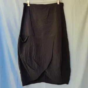 Hanna for La Journeé Crepe Satin Skirt