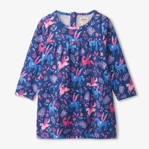 Hatley Gathered Tier Dress - Woodland Pegasus