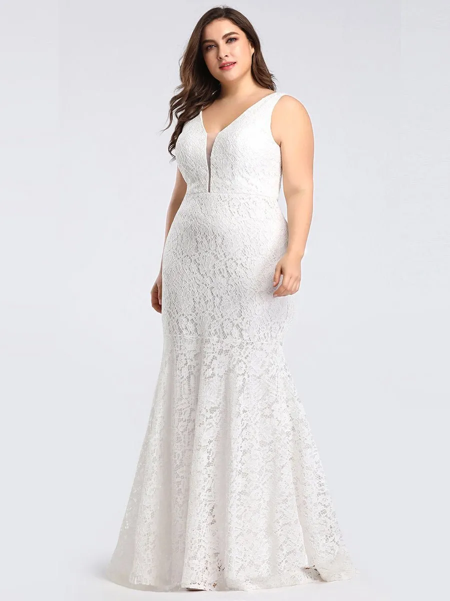 Heatherly full length lace wedding dress in ivory Express NZ wide
