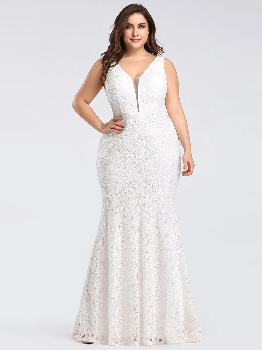 Heatherly full length lace wedding dress in ivory Express NZ wide