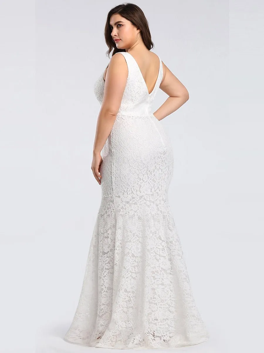 Heatherly full length lace wedding dress in ivory Express NZ wide