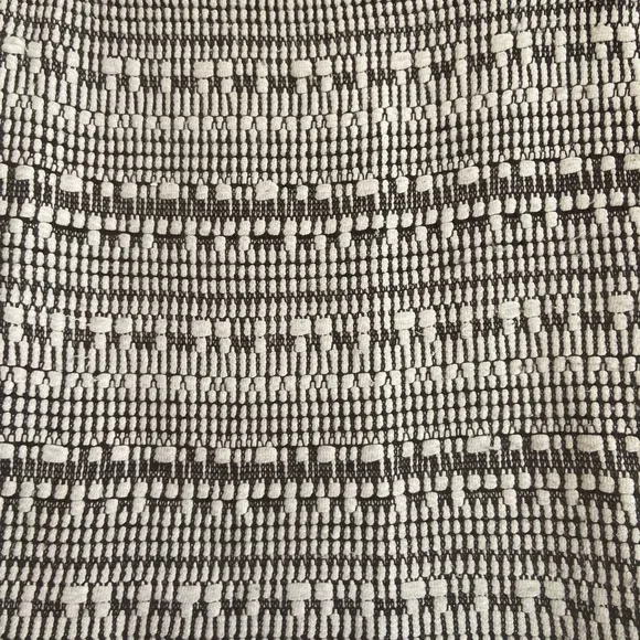 Helmut Lang Variant Grid Woven Skirt Linen Mini Size Small
