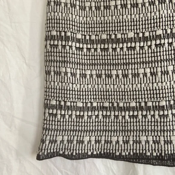 Helmut Lang Variant Grid Woven Skirt Linen Mini Size Small
