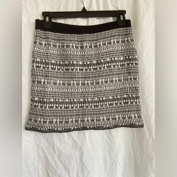 Helmut Lang Variant Grid Woven Skirt Linen Mini Size Small