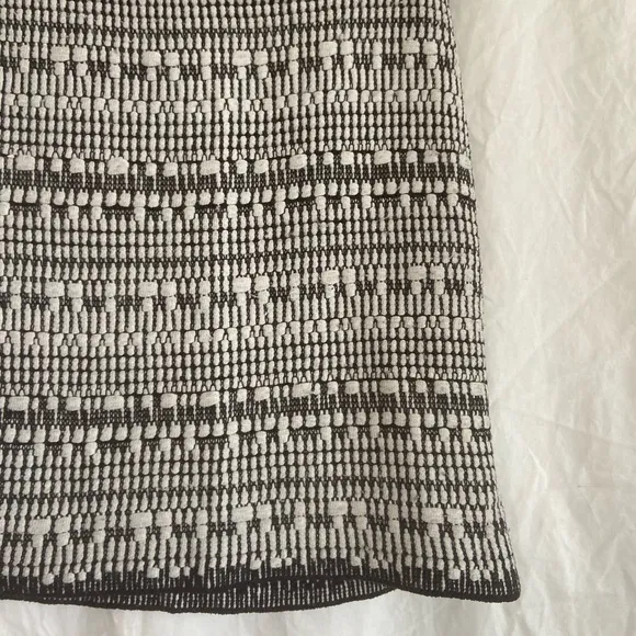 Helmut Lang Variant Grid Woven Skirt Linen Mini Size Small