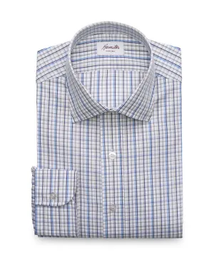 Higgins Check (Tan/Blue)