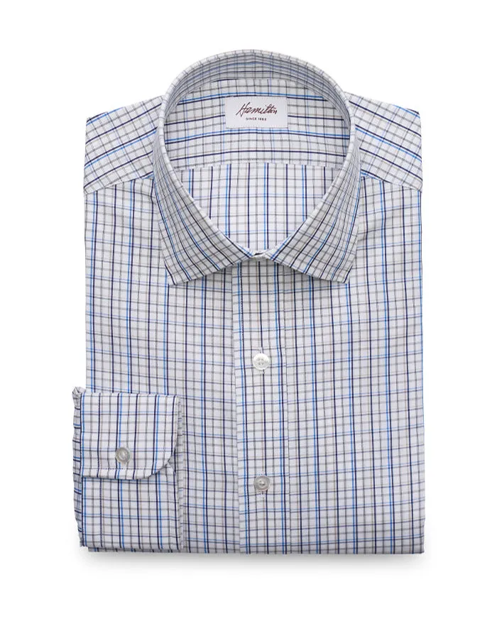 Higgins Check (Tan/Blue)