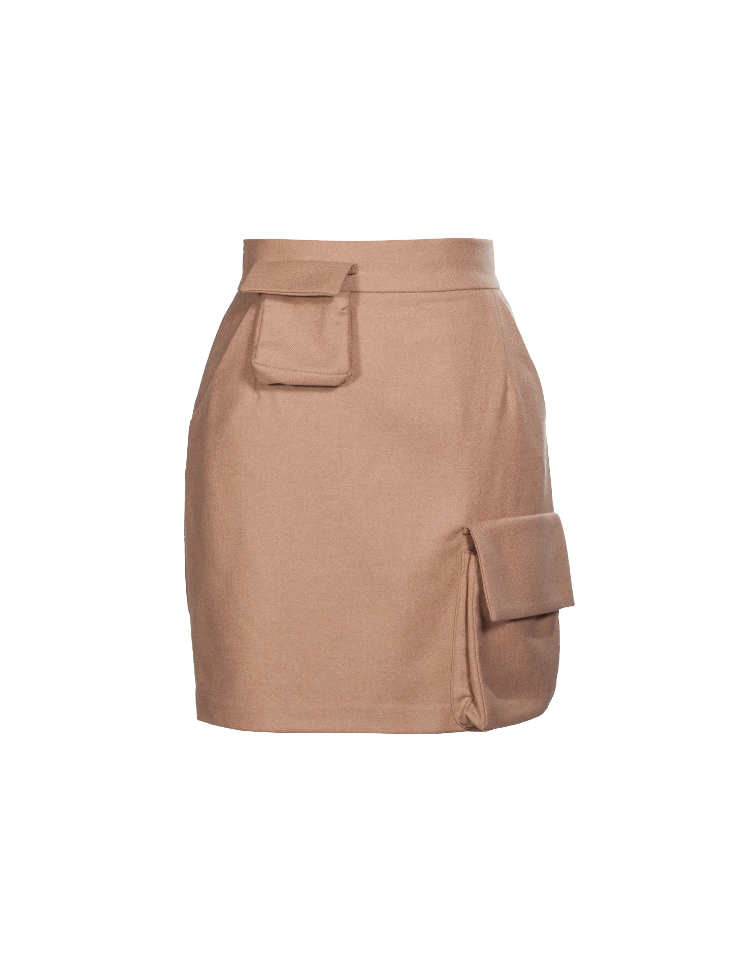 High-Waisted Multi-Pocket Skirt