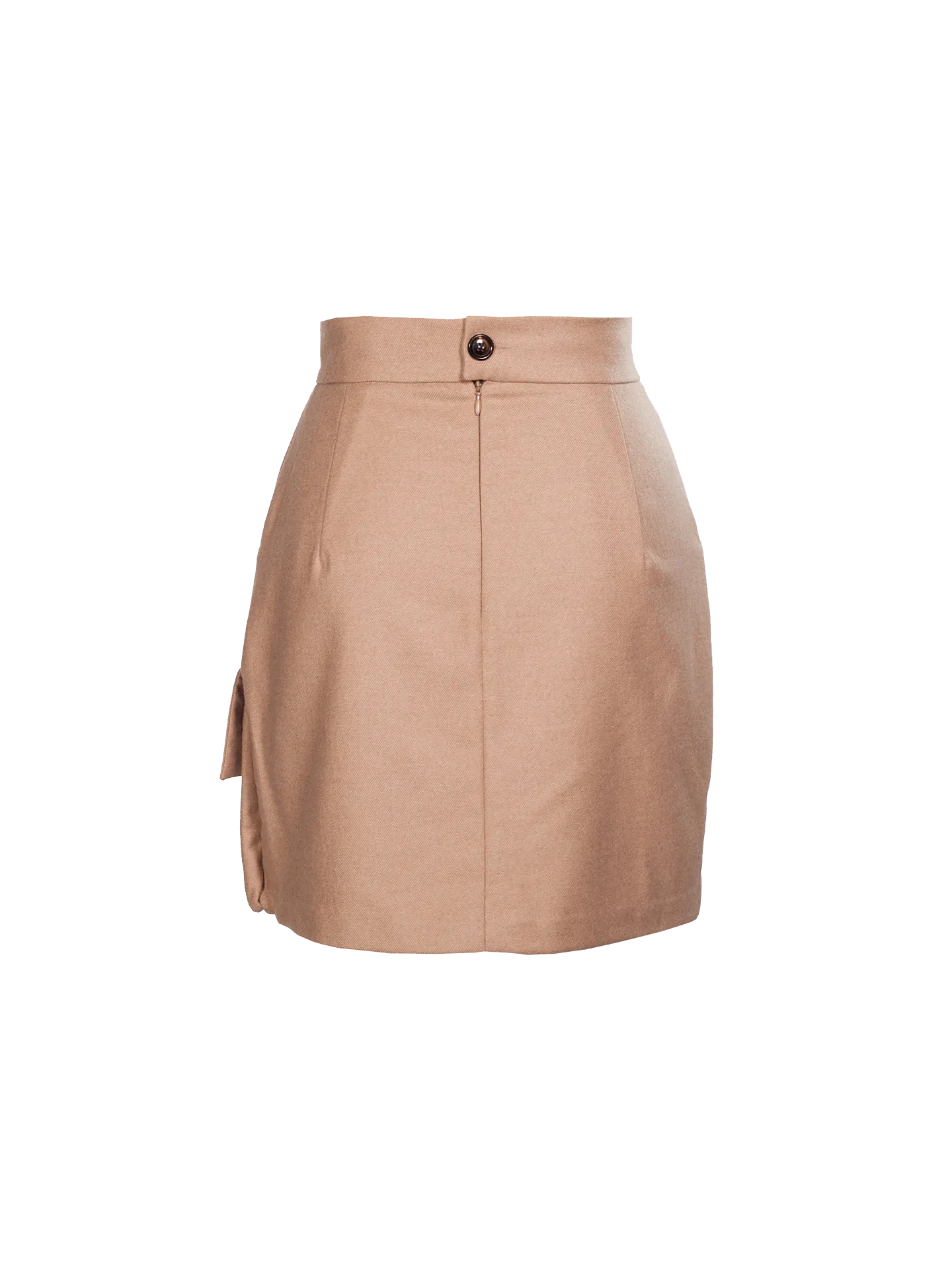 High-Waisted Multi-Pocket Skirt