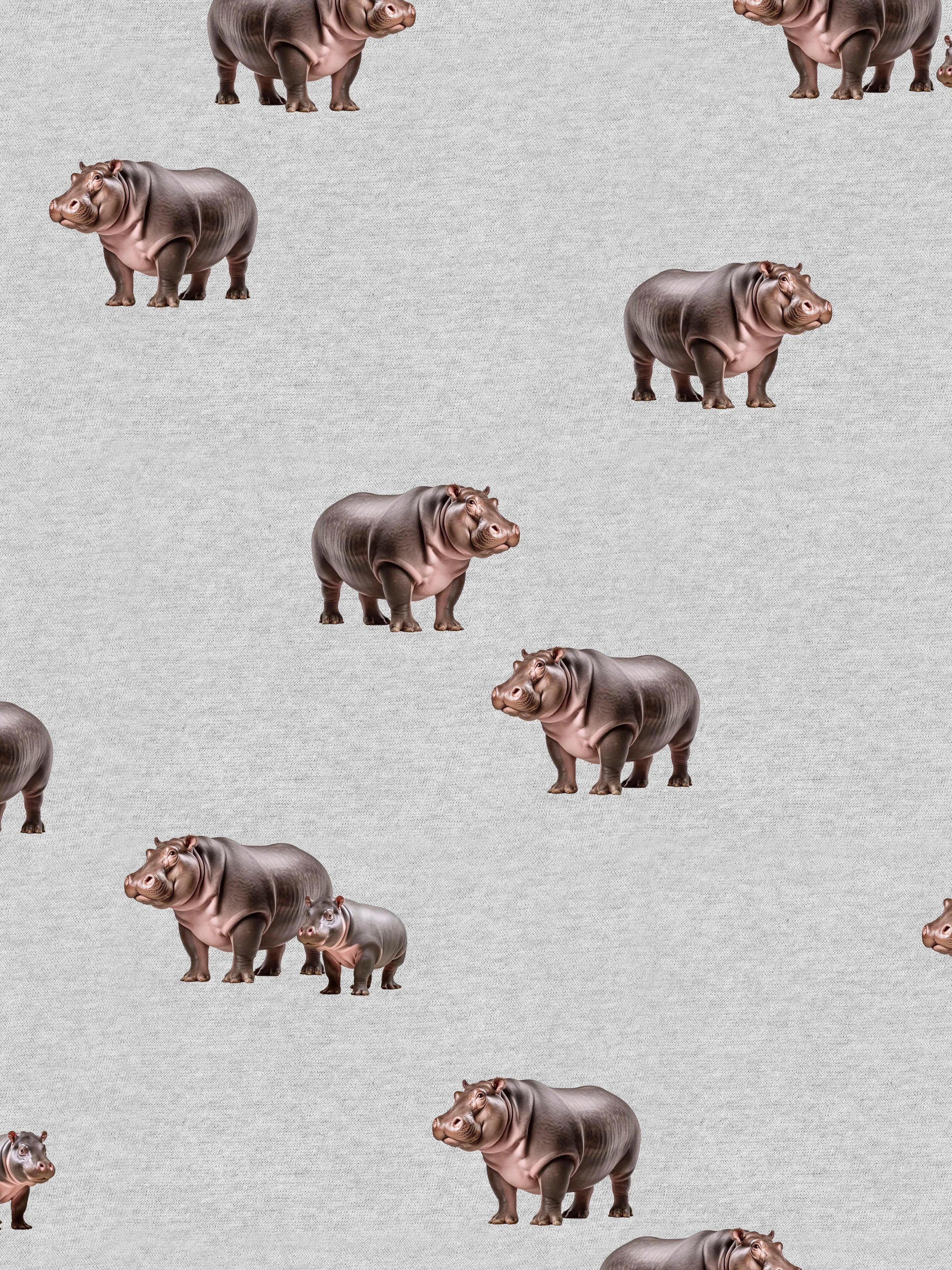 Hippos T-shirt Dress Kids